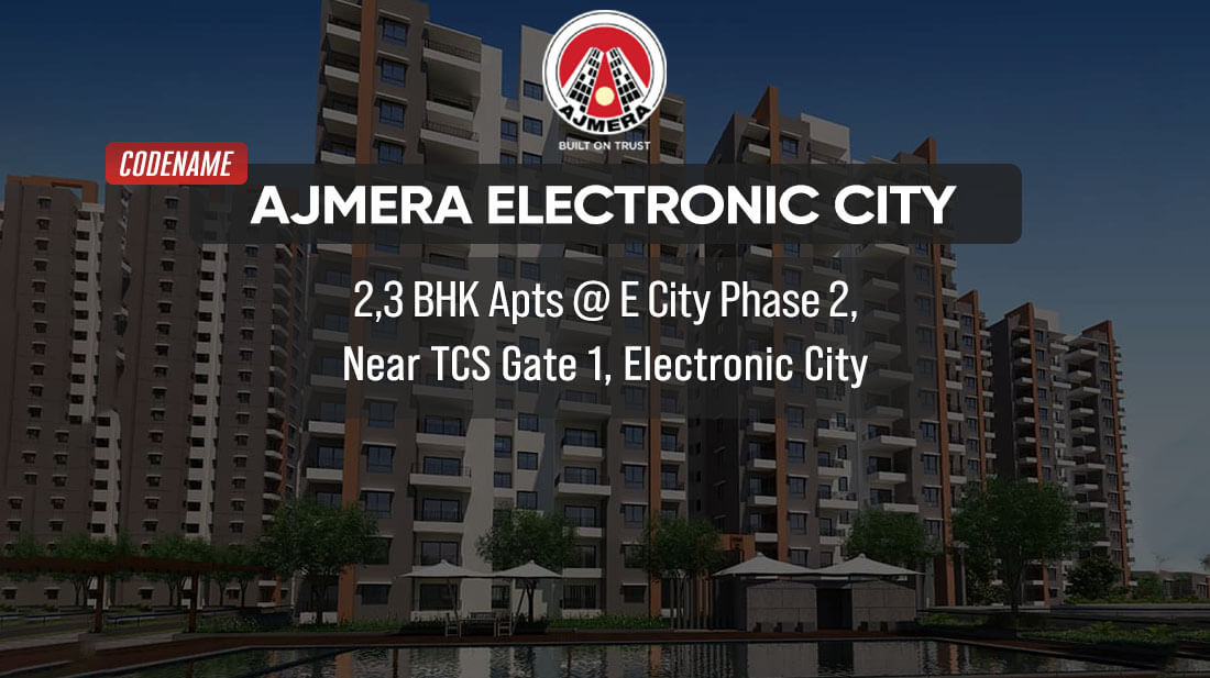 Ajmera Codename Electronic City Desktop Banner