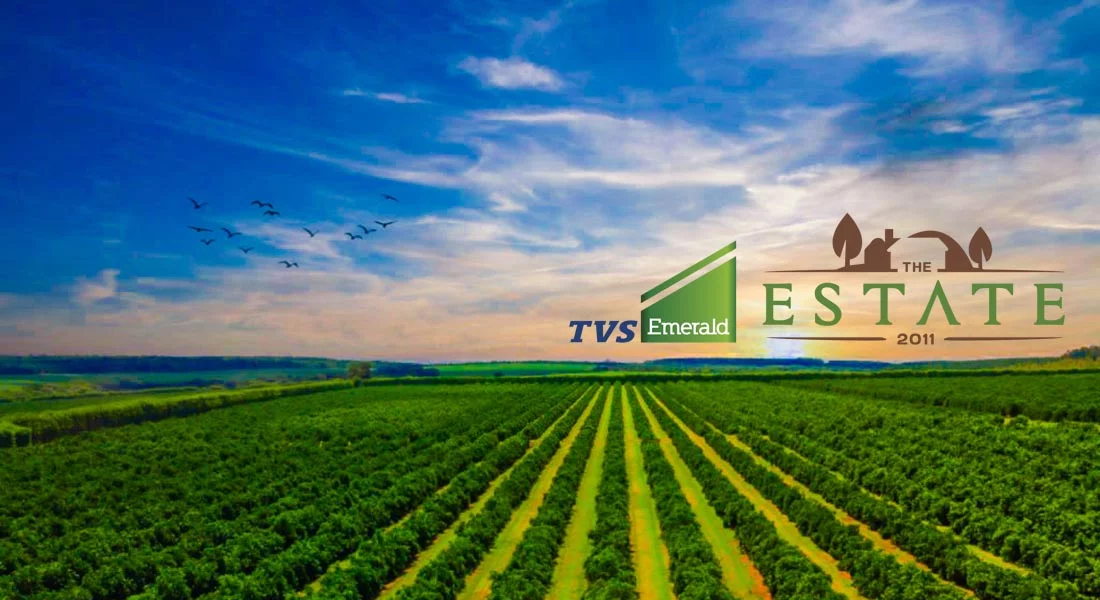 TVS Emerald The Estate Plots Desktop Banner