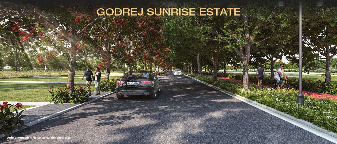 Godrej Sunrise Estate Plots Desktop Banner